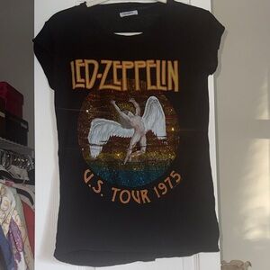Lauren Moshi Black Led Zeppelin Kids T-Shirt
